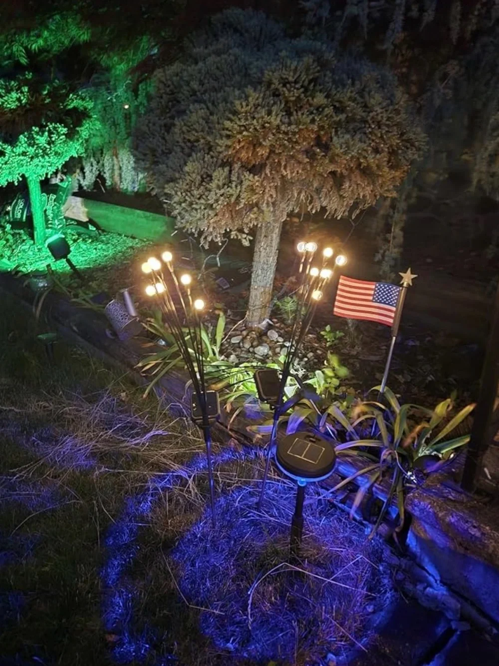 Solar Garden Path Lights - Warm White LED (Unknown Brand)